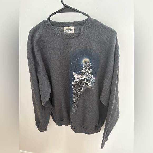VINTAGE- NORTHERN ELEMENTS CREWNECK- MENS- XL - Picture 1 of 5